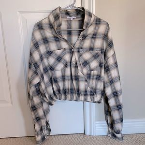Emory Park Cropped Flannel, size M